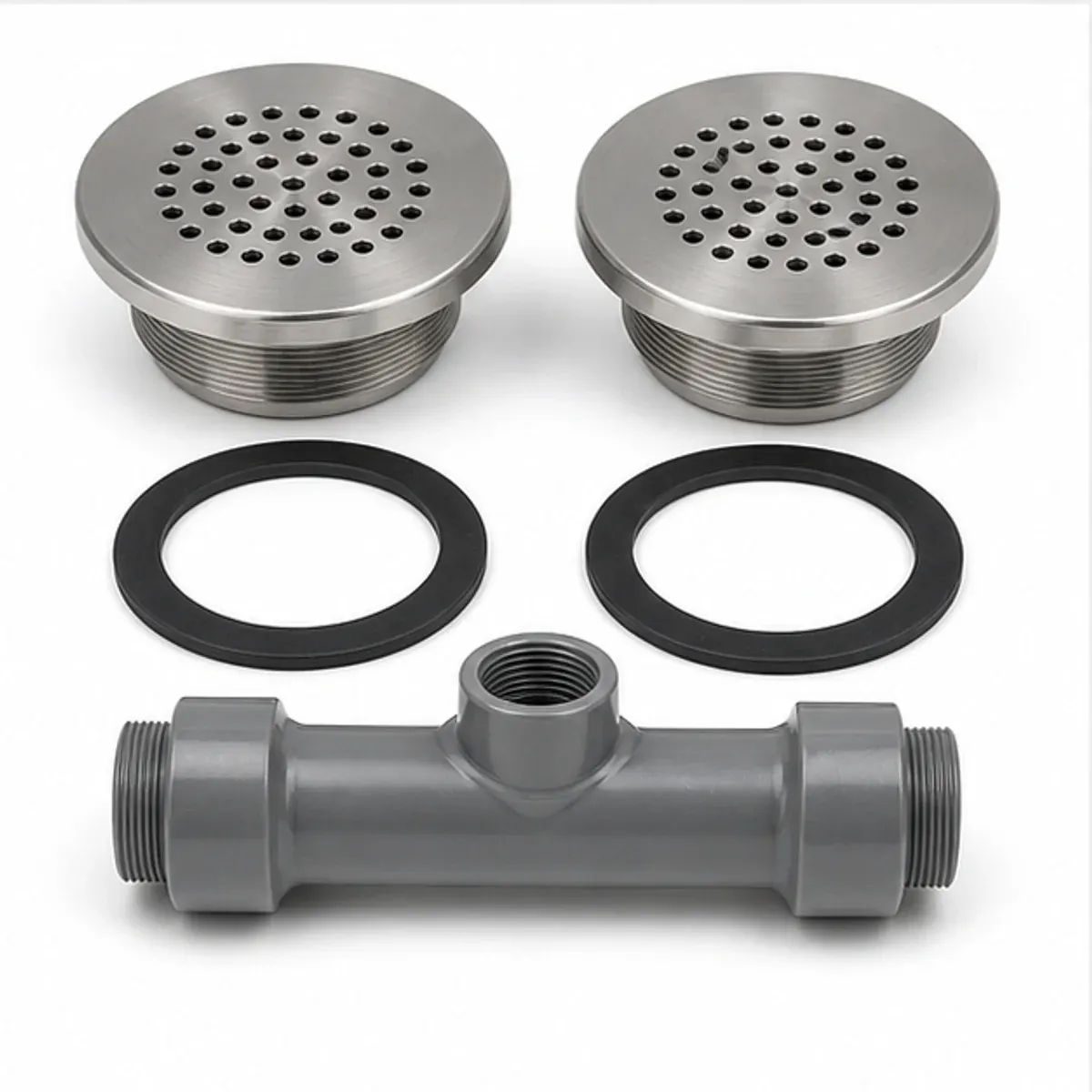 Dispositivos para Piscina de Alvenaria (Inox 316L)